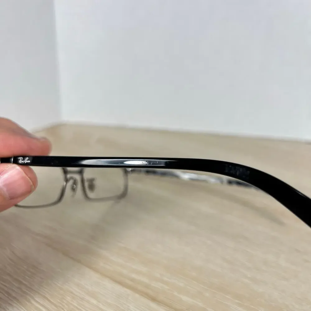 Ray-Ban RB8633 1017 Eyeglasses Black Marble Frames Only 54-17-140 Titanium